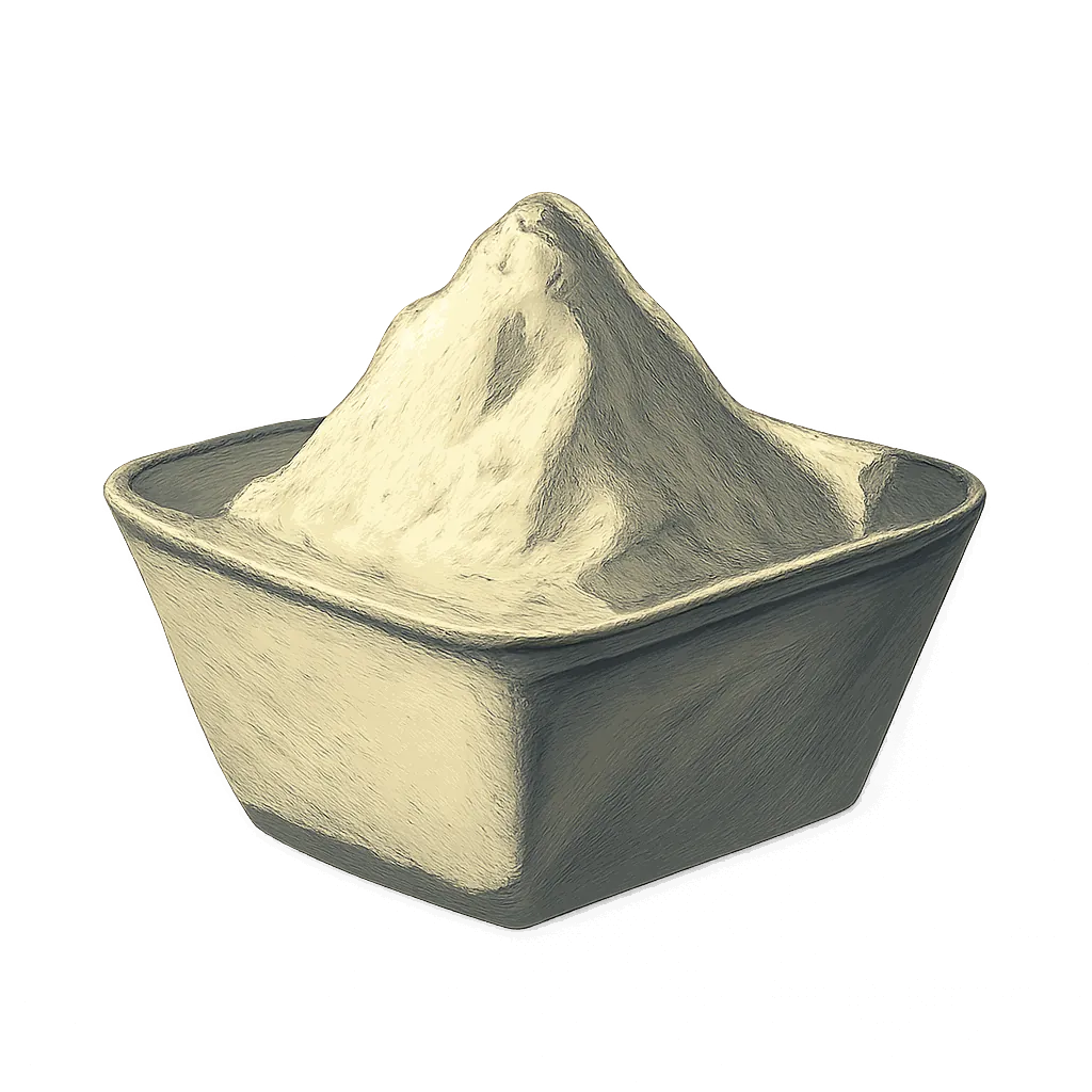 White flour
